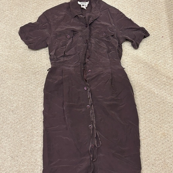 Minuet Petite Dresses & Skirts - Minuet Petite Dark Brown Midi Dress